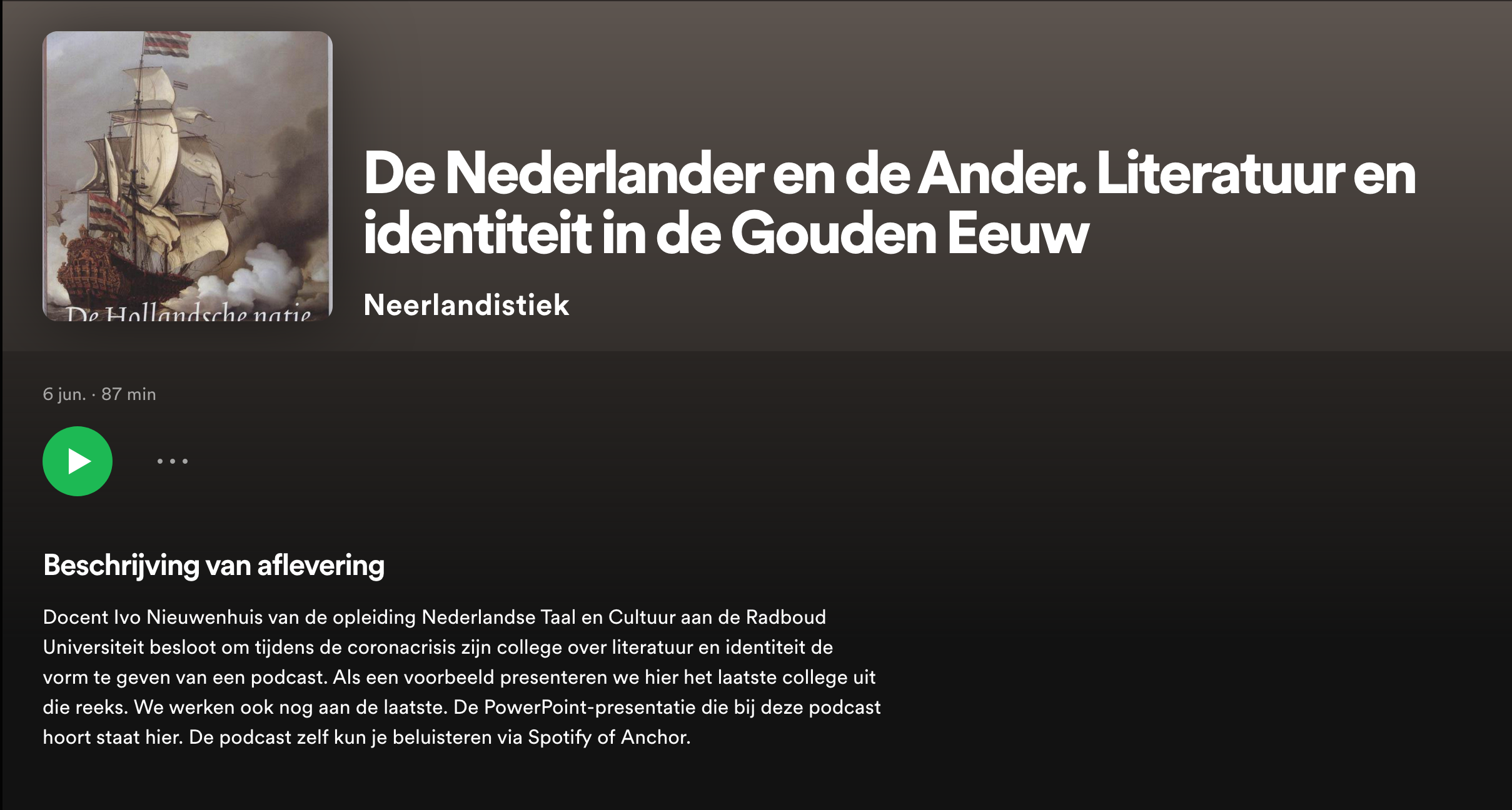 UU Blog / Nederlandse Taal En Cultuur | Podcast Literatuur En ...